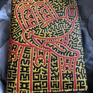 Coach Disney Mickey Mouse X Keith Haring Passport Case Ltd Edition #C6914 NWT